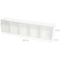Deflecto System, Modular, 5-Bin, 23-5/8x5-1/4x6-1/2, White/CL DEF20503OP - alternate 5